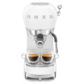 macchina caffe espresso manuale bianco lucido uso